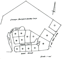Maple Court 1976 Inset Map