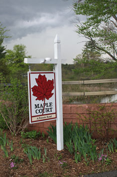Maple Court Entrance